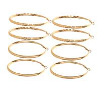 women's jewelry 4 Pairs Big Round Loop Dangle for Women Minimalist Lightweight Ear necklace
