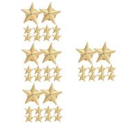 women's jewelry 4sets Badges 3d Star Shape Lapel Hats Backpacks Jackets and As Reward Pins for Students 10pcs*4 flower brooch