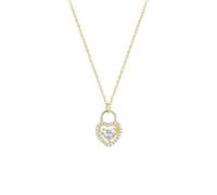 women's jewelry 925 Silver Love Lock Fashion Light Luxury Temperament Collarbone Chain for Girlfriend, Wife's jewelry necklace necklace