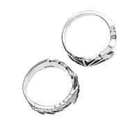 women's jewelry Angel Devil Ring Vintage Toe Wedding Engagement Band Adjustable Open Men Mens Anniversary Friendship Twisted Rings Copper necklace