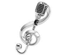 women's jewelry Badge Singers Music Note Scarf Lapel Suit Guitar Musical Instrument Brooch Women Bag Pin Alloy Silver flower brooch