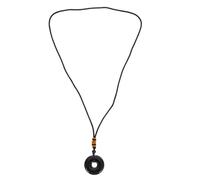 women's jewelry Donut Necklace Jade Jewelry Pendant Choker Crystal Necklaces for Women Pendants Gemstone Charms Miss Agate Retro Natural Stone necklace