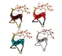 women's jewelry Fashionable Deer Set Alloy Brooch Creative Breast Pin for Occasions flower brooch