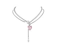 women's jewelry for Women Light Luxury Metal Love Necklaces New Collarbone Sweater Chain Accessories jewelry necklace necklace