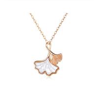 women's jewelry Jewelry/Necklaces Necklaces for Women Apricot Leaf Pattern, Sansheng Has Apricots, We Get to Know You, Exquisite Necklace Women's Pendants necklace
