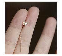 women's jewelry Long Tassel Butterfly Drop Color Hanging Women Jewelry Girls Party Gift High-end earrings necklace