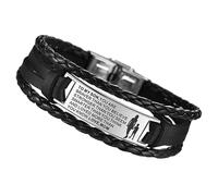 women's jewelry My Adjustable Leather Bracelet Punk for Men Durable Braided Design Unique Fashion Accessory Present From Mom necklace