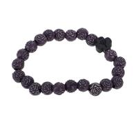 women's jewelry Rose Bead Cross Bracelet Black Faith Jewellery Men's Women's Religious Wristband Prayer Accessory necklace