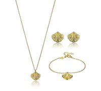 Women's jewelry set Amelia Parker CoralCove (x3) Golden 45/6 cm