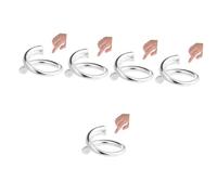 women's jewelry Simple Plain Circle Water Drops Jewelry Her Women Holder Stackable Fidget Bracelet Engagement Toe Chain Bangle Sizer Necklace Earrings Rings Copper necklace