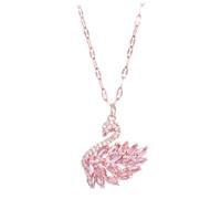 women's jewelry Swan Shaped Zircon Necklace Women Elegant Neck Chain Jewelry for Parties Special Occasions Birthday Present Fashionable and Durable Design necklace