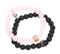 women's jewelry While Married Friendship Couples Memorial Bead Wristbands Man Men's Bracelet Bracelets for Men Alloy necklace