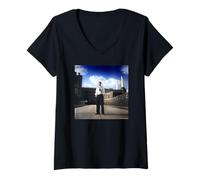 Womens Jimmy Nail Actor Aufwiedersehen Pet Chris Duffy Photography V-Neck T-Shirt