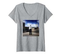 Womens Jimmy Nail Aufwiedersehen Pet Actor Chris Duffy Photography V-Neck T-Shirt