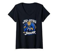 Women's Jiu-Jitsu Jaguar V-Neck T-Shirt