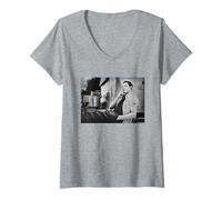 Womens Joaquin Phoenix Joker Gladiator Actor by Michael Grecco V-Neck T-Shirt