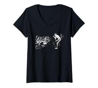Women's Joe Elliott Def Leppard Live Adrenalize Era 1992 V-Neck T-Shirt