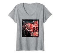 Women's Joe Strummer The Clash Live Dystopian Artist V-Neck T-Shirt