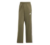 Adidas Essentials 3 Stripes Open-hem Fleece Joggers Green XL / Regular Woman