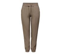 ONLY ONLKELDA Emery Female Wide Leg Trousers Regular Cut Wide Leg Trousers, Walnut, 42W x 32L