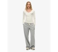 Superdry Athletic Essential Wide Leg Sweat Pants Grey XL Woman
