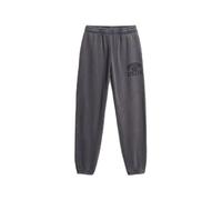 Superdry Vintage Washed Graphic Tracksuit Pants Grey M Woman