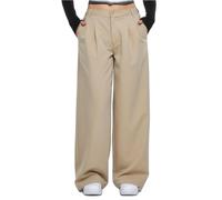 Urban Classics Women's Ladies Organic Ultra Wide Sweat Pants, Wetsand, XL