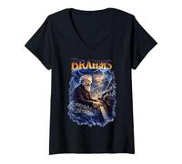Women's Johannes Brahms Composer V-Neck T-Shirt