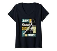 Women's John Coltrane My Favorite Things Algiers Lounge Cleveland V-Neck T-Shirt