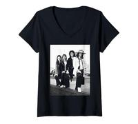 Womens John Deacon Roger Taylor Brian May & Freddie Mercury Queen V-Neck T-Shirt