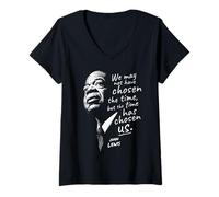 Womens John Lewis Time Has Chosen Us V-Neck T-Shirt