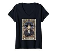 Women's John Wesley Hardin Cowboy Western V-Neck T-Shirt