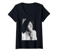 Womens Jon Anderson Yes Going for The One 1977 V-Neck T-Shirt