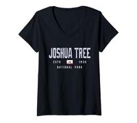 Women's Joshua Tree California Field/Joshua Tree National Park CA V-Neck T-Shirt