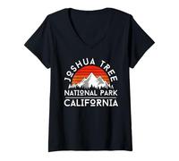 Womens Joshua Tree National Park V-Neck T-Shirt