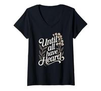 Womens Joyful Proud Christian Duty God Lover Jesus Christ Until All V-Neck T-Shirt