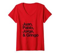 Womens Juan Pablo Jorge Gringo t-shirt : Liverpool + Mexico City V-Neck T-Shirt