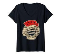 Women's Judge Dredd Anderson Supreme Sacrifice Eagle Comic Retro V-Neck T-Shirt