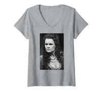 Women's Judi Dench Theatre Actress Antony & Cleopatra 1987 V-Neck T-Shirt