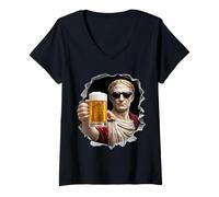 Women's Julius Caesar Beer V-Neck T-Shirt