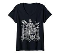 Women's Julius Caesar Drums V-Neck T-Shirt
