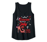 Womens July 7 Birthday This Queen was Born on July 7th Tank Top
