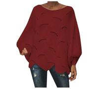 Womens Jumper, Plus Size Women's Casual Pullover Sweater Lightweight Knitted Top for Comfortable Stylish Everyday Wear