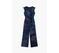Women's jumpsuit Desigual Floresazul Bleu XS