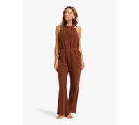 Roxy Luna Feeling Beach Sleeveless Jumpsuit Brown M Woman