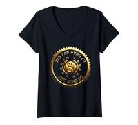 Womens Jun Fang Gung Fu Jeet Kune Do JKD Mixed Martial Arts V-Neck T-Shirt