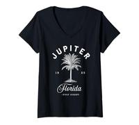 Womens Jupiter Florida Family Beach Vacation to Jupiter Florida V-Neck T-Shirt
