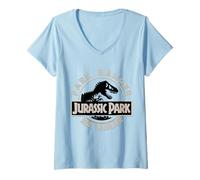 Womens Jurassic PARC 2025 Park Ranger Isla Nublar V-Neck T-Shirt