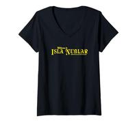 Women's Jurassic Park First Encounter Front & Back V-Neck T-Shirt
