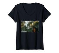Womens Jurassic World Rebirth Zora Bennett Backup Plan V-Neck T-Shirt